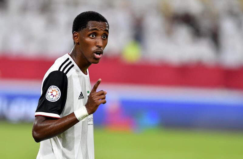 Khalifa Al Hammadi, Al Jazira defender. Courtesy Arabian Gulf League