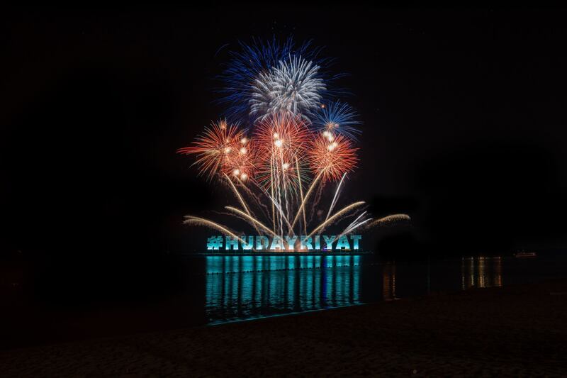Hudayriyat Island will have an Eid Al Adha fireworks display on Thursday. Photo: Modon