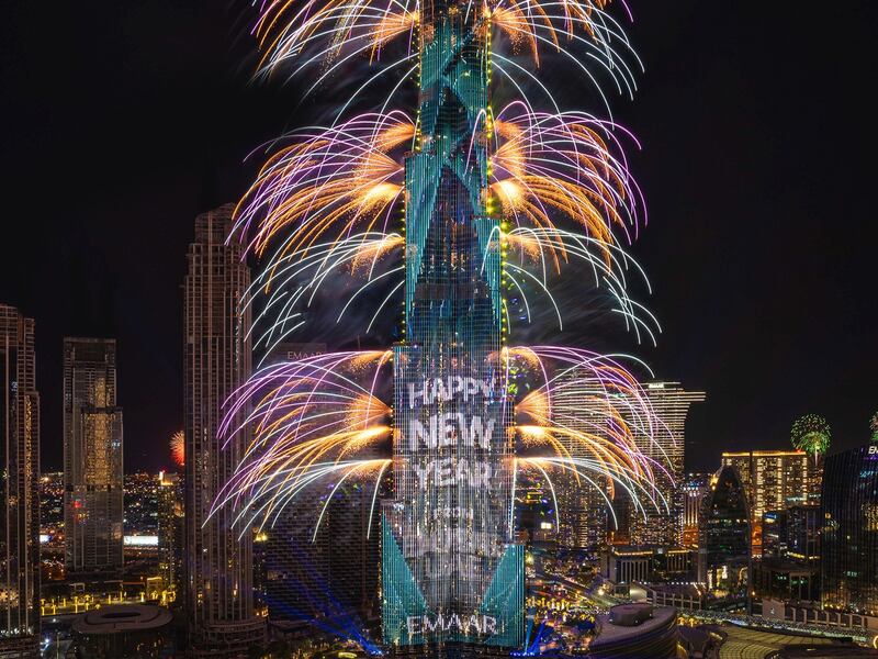 Crowds are set to gather across Dubai, including at Burj Khalifa, to watch New Year's Eve firework displays