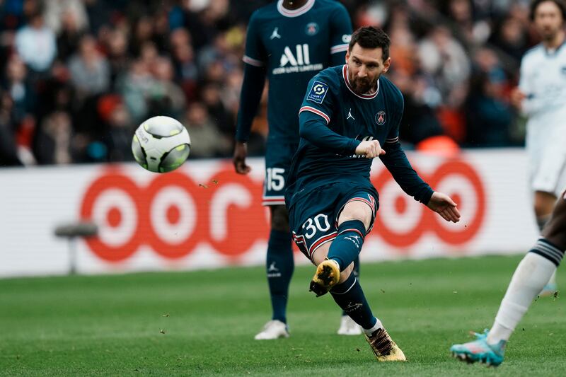 Lionel Messi - 8, The Argentine was also booed, but still displayed his ability to cut teams open by providing the passes for Wijnaldum and Hakimi to get their assists. Couldn’t quite find the target with his curling strike from range, then saw a shot tipped on to the woodwork. AP