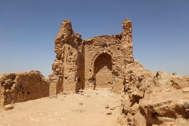 A crumbling structure at Al Aqiser near Karbala in Iraq. AFP