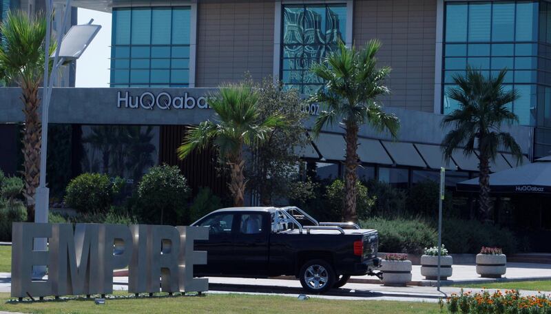 A restaurant where Turkish diplomats were killed is seen in Erbil, Iraq July 17, 2019.  REUTERS/Azad Lashkari