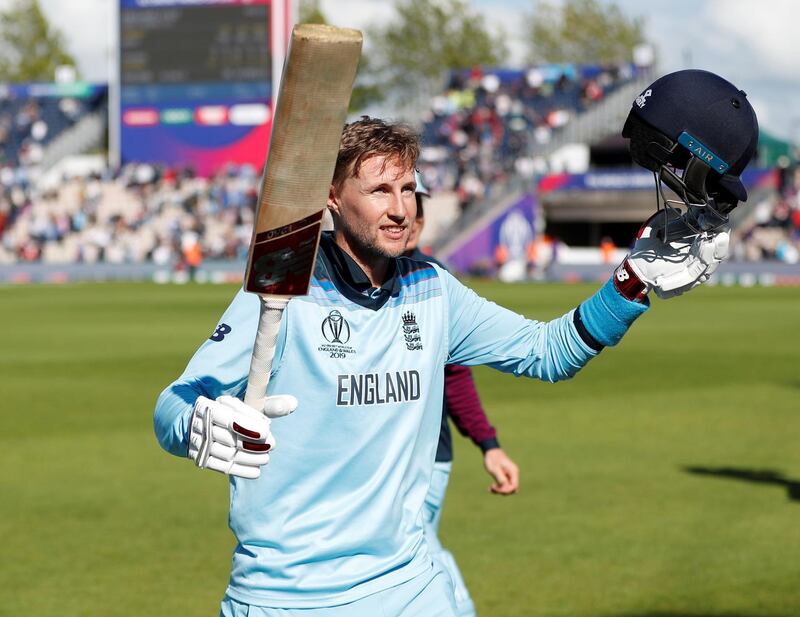 Cricket - ICC Cricket World Cup - England v West Indies - The Ageas Bowl, Southampton, Britain - June 14, 2019   England's Joe Root celebrates after winning the match   Action Images via Reuters/Paul Childs
