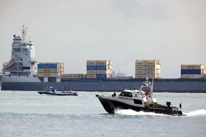 The Iran Freedom and Counter-Proliferation Act blacklists five of Iran's state-controlled companies: IRISL, NIOC, NITC, South Shipping Lines Iran and Tidewater Middle East. Above, IRISL's container ship Valili. Edgar Su / Reuters