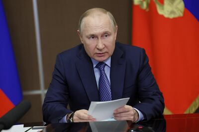 Russian President Vladimir Putin has shown no sign of backing down from his invasion. Reuters 