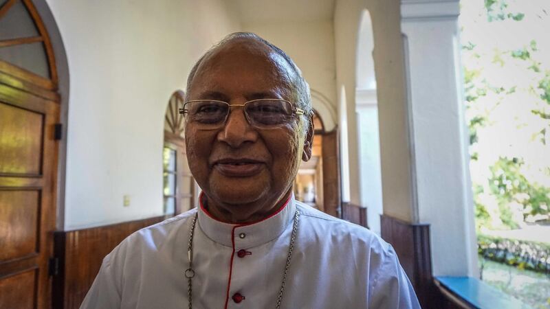 Cardinal Malcolm Ranjith, the archbishop of Colombo, at his residence in the Sri Lankan capital, April 24, 2019. Jack Moore / The National
