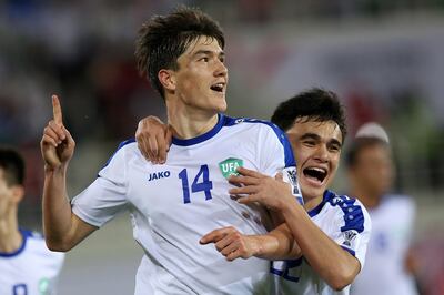 Uzbekistan will be without captain and star man Eldor Shomurodov after he sustained a leg injury recently. EPA
