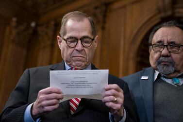 House Judiciary Committee Chairman Jerrold Nadler is looking to move forward with drafting articles of impeachment against President Trump. AP Photo/J. Scott Applewhite