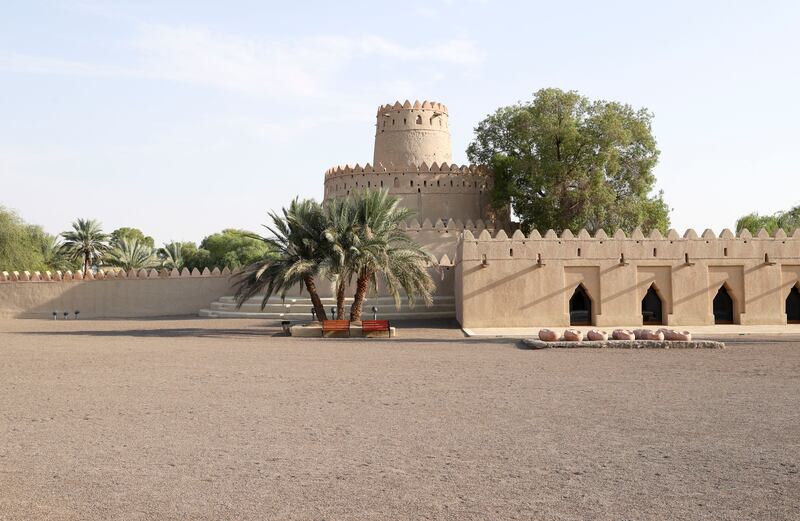 A four-storey circular tower in Al Jahili Fort. Khushnum Bhandari / The National