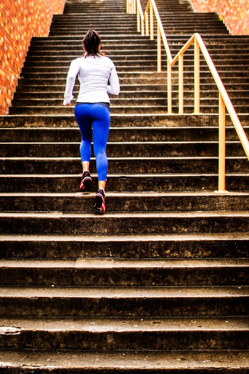 Woman Stair Climbing (Getty Images) *** Local Caption ***  al24ma-health-tips.jpg