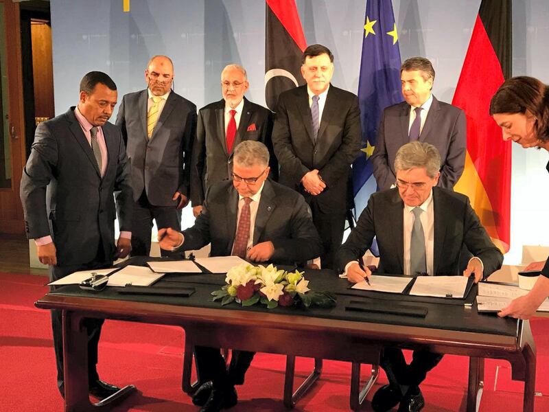 Siemens has signed contracts with the state-owned utility General Electricity Company of Libya (GECOL) to expand Libya’s power generation capacity by approximately 1.3 gigawatts (GW). The agreements were signed in Berlin in the presence of Fayez Mustafa al-Sarraj, Chairman of the Presidential Council and Prime Minister of the Government of National Accord of Libya; Mohamed Taha Siala, the Libyan Minister for Foreign Affairs; and Sigmar Gabriel, Germany’s Vice Chancellor and Federal Minister of Foreign Affairs. Under these contracts Siemens will build a 650 MW open cycle power plant in Misrata, equipped with two F-class gas turbines, and a 690 MW open cycle power plant in Tripoli West, equipped with four E class gas turbines. The total volume of EPC contracts, including long-term service agreements, is in the range of 700 million euros. Courtesy Siemens AG