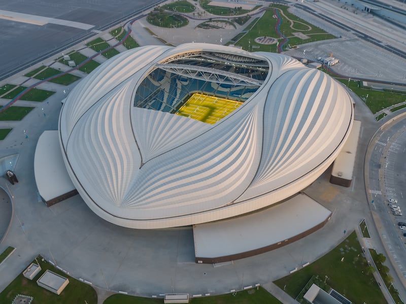 The Al Janoub Stadium hosts matches during the Qatar World Cup 2022. PA