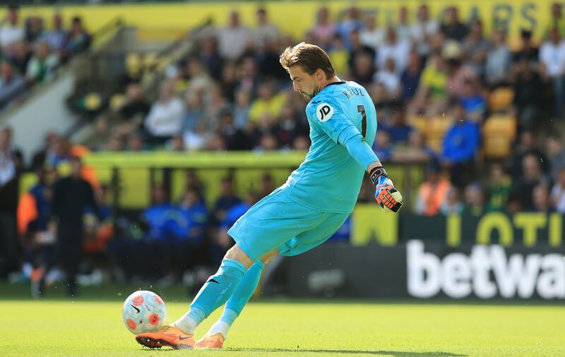 NORWICH RATINGS: Tim Krul - 2. Didn’t do enough to instil confidence in his defence and then passed the ball to Bentancur who assisted the second goal. A moment to forget, but the start of a bleak afternoon for the home side. Getty