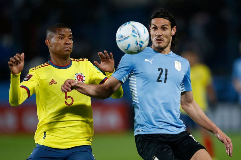 October 7, 2021. Uruguay 0 Colombia 0: Luis Suarez put a glorious chance wide of the target and had a goal disallowed for offside in the first half as Uruguay were held to their third goalless draw of the campaign. AFP