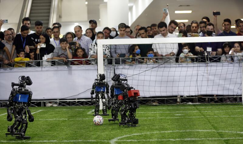 In 1993, Japanese researchers decided to launch a Robot J-League, named after Japan's new football league