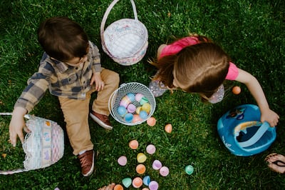Parents often hide eggs around the house or garden for children to find. Photo: Gabe Pierce / Unsplash