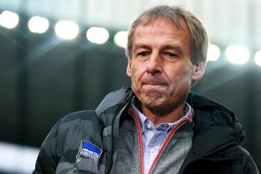 Jurgen Klinsmann has stepped down as Hertha Berlin manager after 10 weeks in charge. EPA