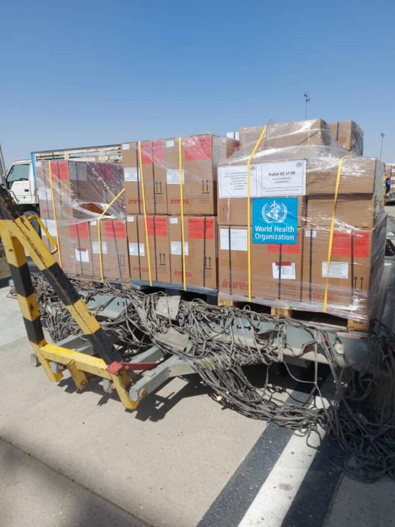 The shipment is expected to fill urgent shortages in medicines and medical supplies in Afghanistan.