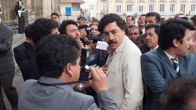 Javier Bardem in Loving Pablo. Photo by Raul Soto