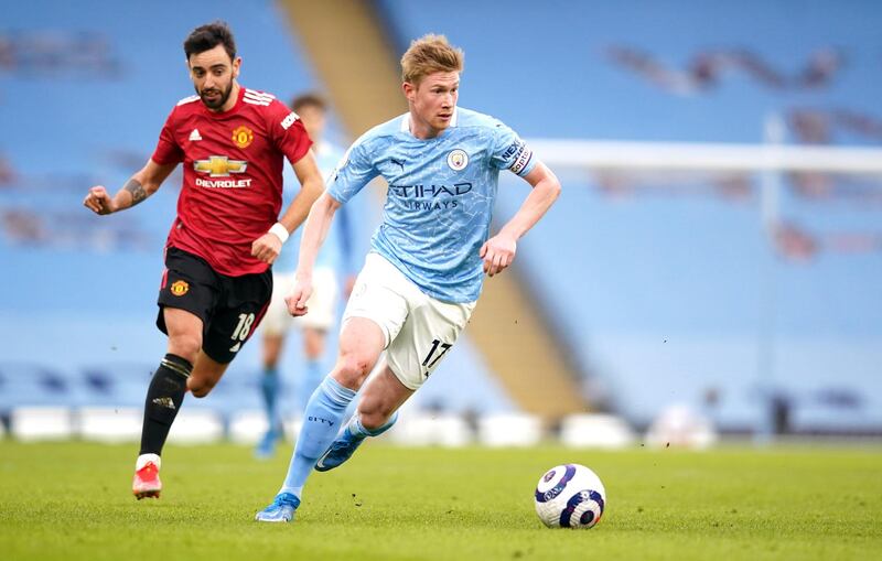Kevin De Bruyne - 4: An uncharacteristically lacklustre display from the Belgian. The 29-year-old was particularly poor on the ball in the first half, and while he did recover in the second period, he was unable to create anything meaningful. EPA