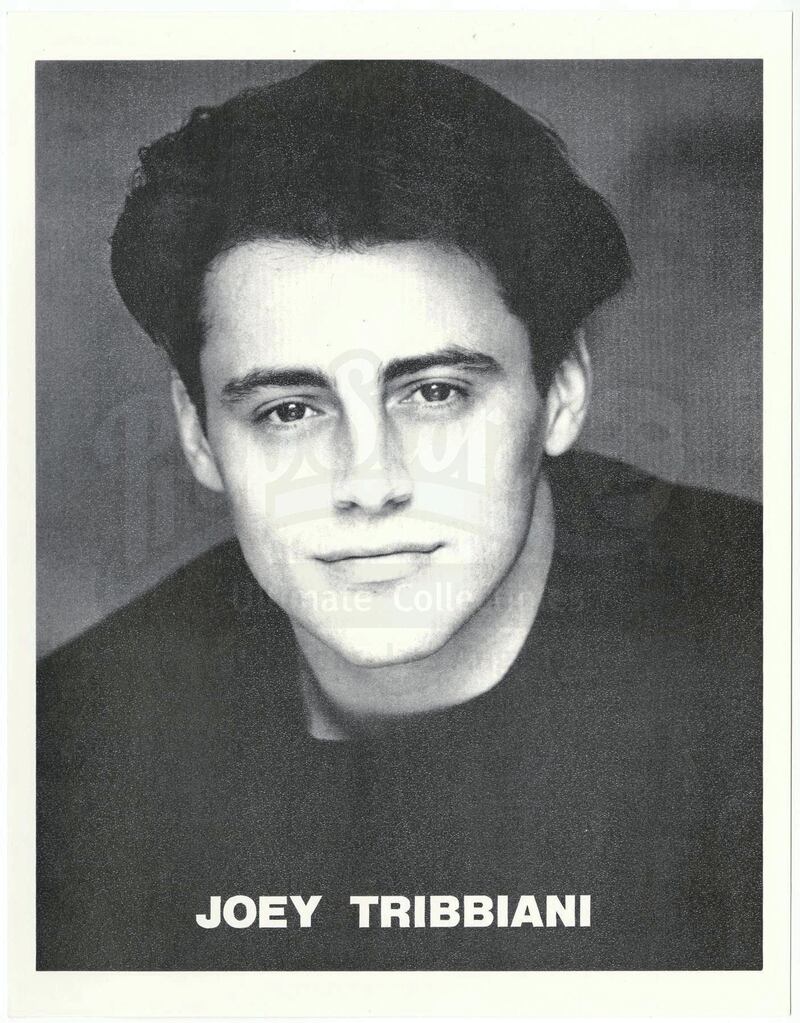 Joey Tribbiani's Dry Cleaners Black and White Headshot. Courtesy Prop Store