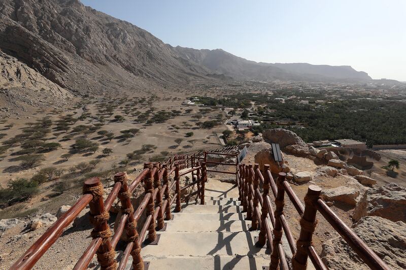 The view from Dhayah Fort in Ras Al Khaimah.