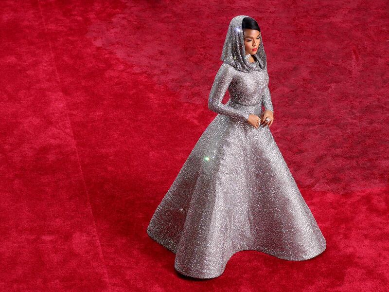 Another look at Janelle Monae in Custom Ralph Lauren at the 92nd annual Academy Awards ceremony at the Dolby Theatre in Hollywood, California, USA, 09 February 2020. The Oscars are presented for outstanding individual or collective efforts in filmmaking in 24 categories.  EPA