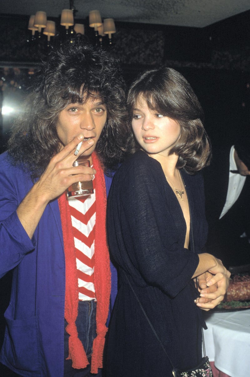Eddie Van Halen and Valerie Bertinelli circa 1980s © 1980 Gary Lewis