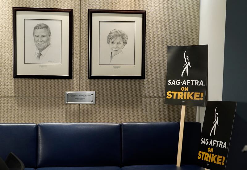 Among Sag-Aftra's 160,000-strong ranks are many of the world's biggest stars. AP