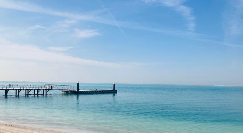 Anantara World islands Resort Dubai offers something that's quite rare in the thriving city - endless, uninterrupted ocean views. Photo: Hayley Skirka / The National