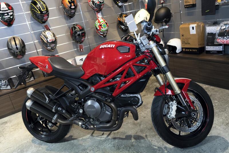 A Ducati Monster on display. Supplied