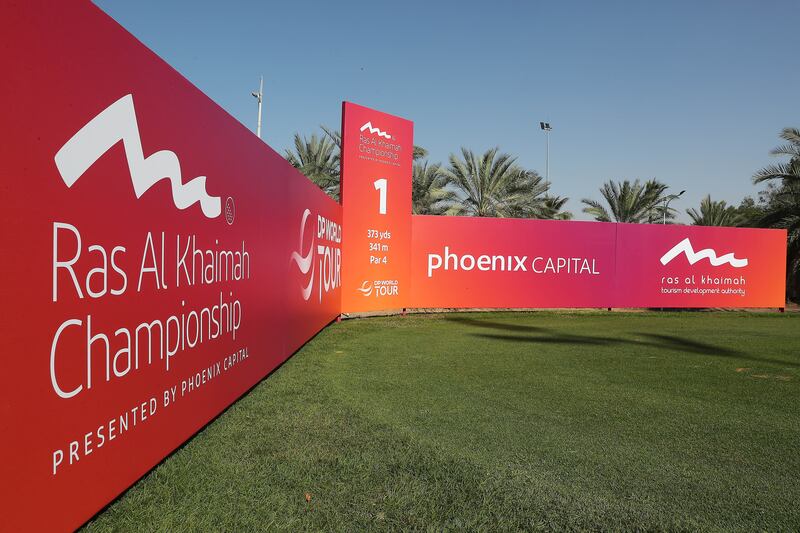 Preparations for the Ras Al Khaimah Championship, which will become a DP World Tour tournament for the first time on February 3-6, 2022.
