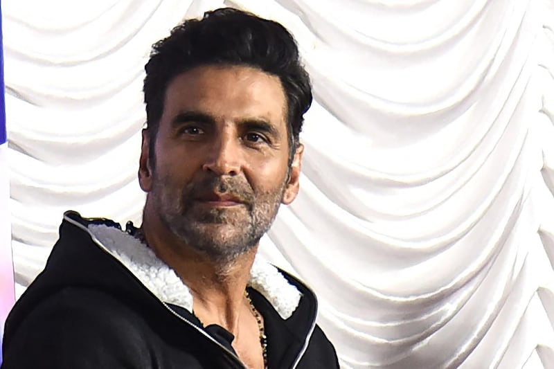 Bollywood star Akshay Kumar has been hospitalised as a 'precautionary measure' after testing positive for Covid-19. AFP