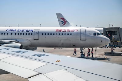 A China Eastern Airline plane at Shanghai Hongqiao International Airport. AFP