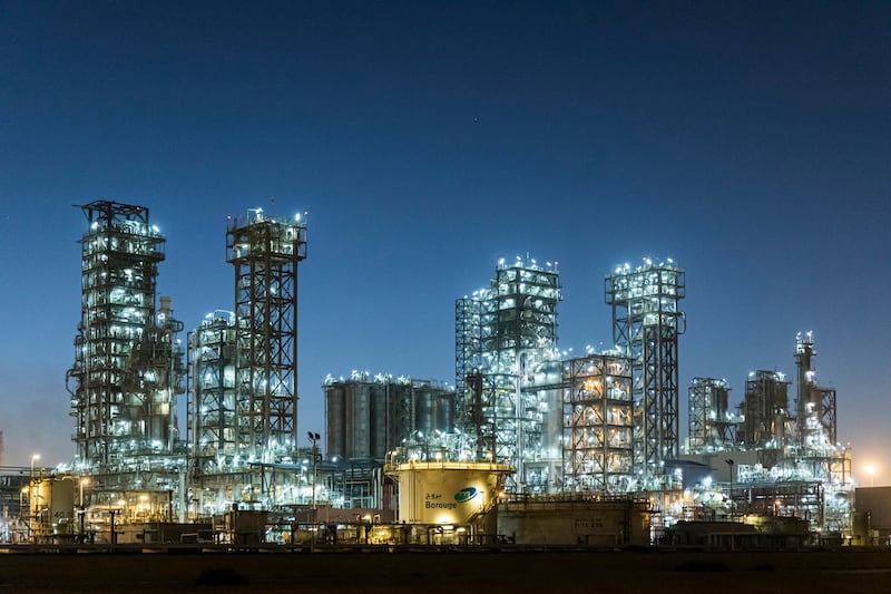 Borouge Petrochemical Complex in Al Ruways Industrial City. Photo: Borouge