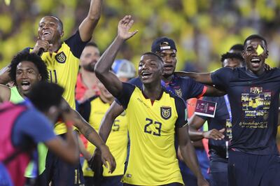 Midfielder Moise Caicedo is a natural born organiser for Ecuador. EPA