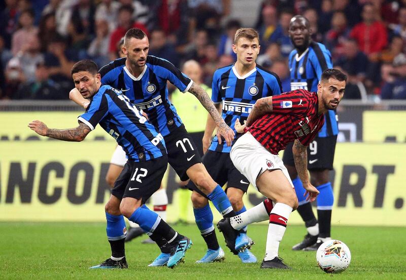 AC Milan's Suso in action. EPA