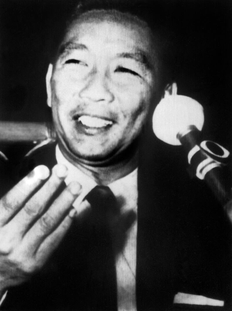 Ferdinand Marcos was president of the Philippines from December 1965 to February 1986. AFP