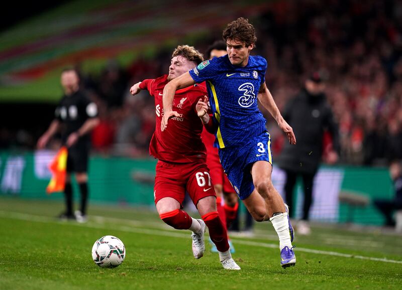 Marcos Alonso - 7. The Spaniard kept one eye on Salah but always looked for the chance to get forward and pin back Alexander-Arnold. PA