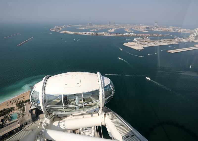The official opening of Ain Dubai, Bluewaters Island, Dubai. Chris Whiteoak / The National