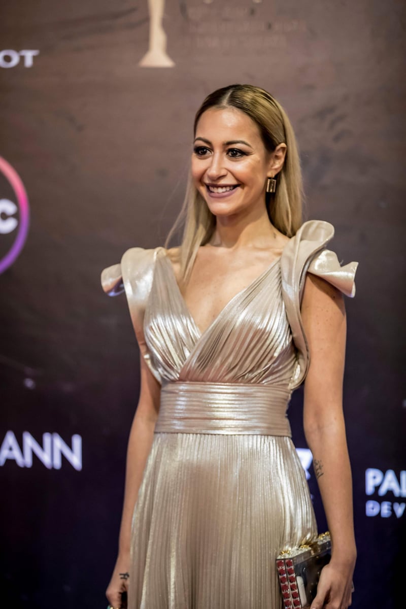 Menna Shalaby attends the opening ceremony of the 41st Cairo International Film Festival in Egypt on November 20, 2019. AFP