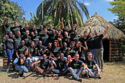 The Pawame team in Kenya. Courtesy Pawame