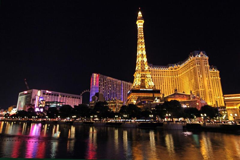 Las Vegas’ Eiffel Tower. John Gurzinski / AFP Photo