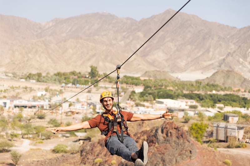 There's a zip-line in Hatta, too