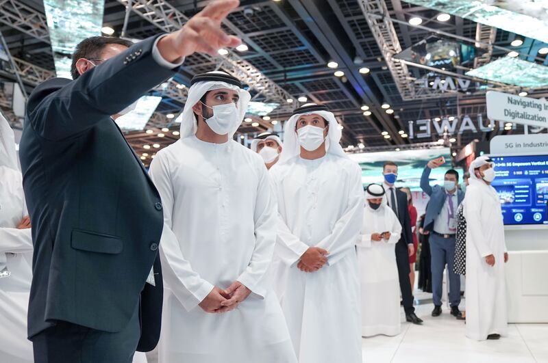 Sheikh Hamdan bin Mohammed, Crown Prince of Dubai, officially opened Gitex at Dubai World Trade Centre on Sunday. All photos: Wam