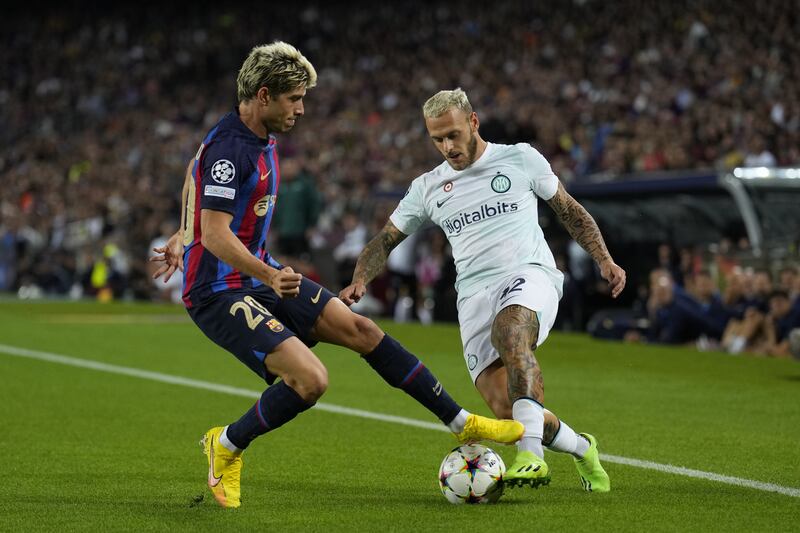 Sergi Roberto – 7. Saw his 30th-minute shot from distance spilled by Onana. Assisted for Dembele to open the scoring with a cross along the byline. Moved into the middle when Barca attacked, but they were too easy to turn over on the defence and he was caught out. EPA