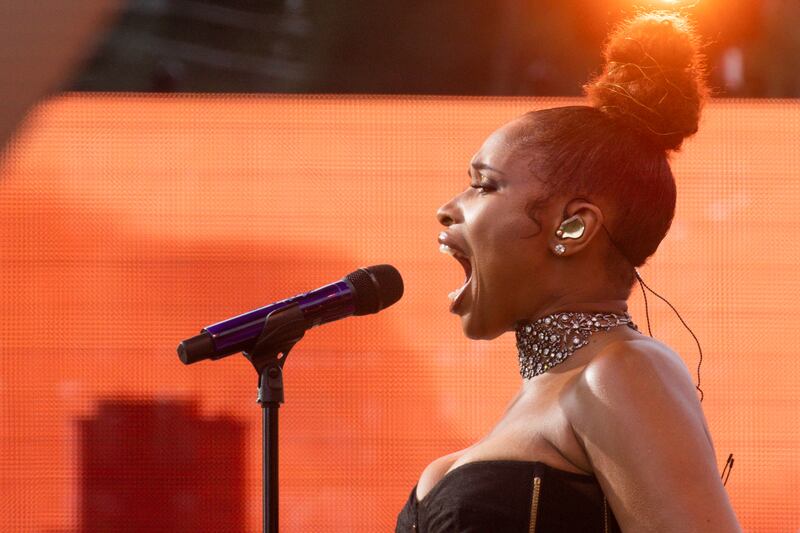 Singer Jennifer Hudson performs during the 'We Love NYC: The Homecoming Concert' at Central Park in New York City on August 21. Reuters