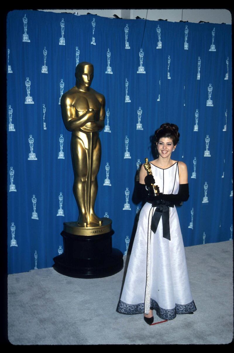 153764 06: Actress Marisa Tomei stands at the 65th annual Academy Awards March 29, 1993 in Los Angeles, CA. Tomei won the Best Supporting Actress award for "My Cousin Vinny." (Photo by Barry King/Liaison)