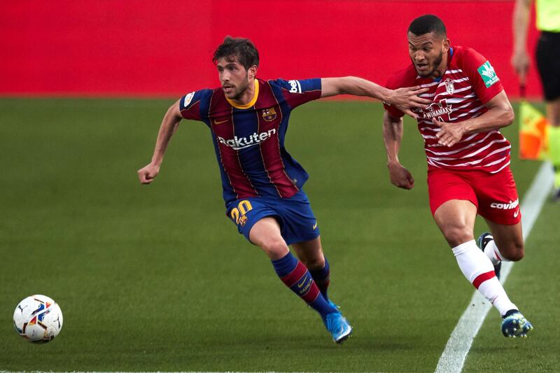 Sergi Roberto, 5 - Coasted through the first half and when chances came his way in the second he failed to make them count, glancing his first-time effort over the bar in the 53rd minute before he couldn’t quite connect with a fizzed pass on the slide a few minutes later. EPA