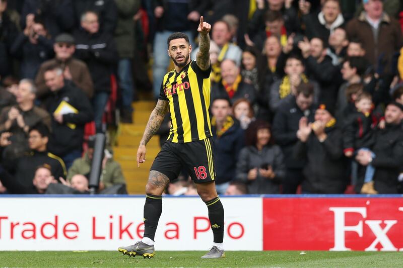 Andre Gray, Watford: Has just about managed to reach Premier League standard but will never make it to England level. Chance of a cap - 3/10. Getty Images